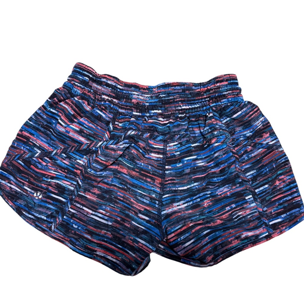Lululemon Shorts Shorts Hinshu Alpine White Multi Med Multicolor Running Track